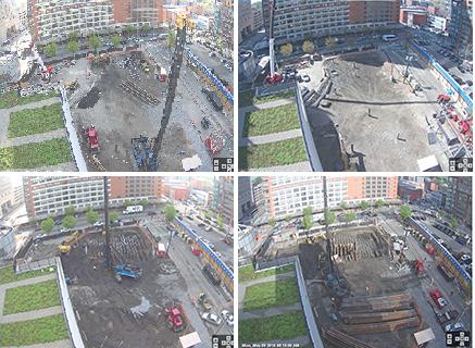 宁波奉化区工地实时监控画面